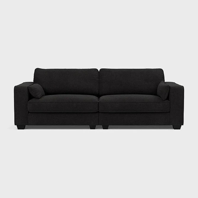 Black sofa - Bloomsbury Large Sofa - Black Top Furniturist designer cheap sofa couch